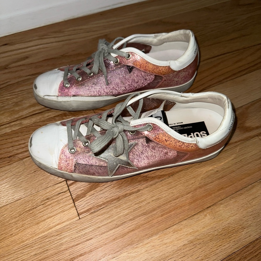 Golden Goose Pink Jellies Superstars- Size 40- Limited Edition - Picture 5 of 7